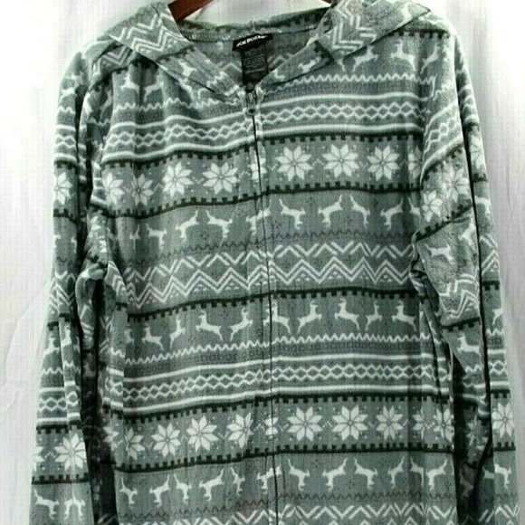 Joe Boxer Other - Joe Boxer Deer/Snowflake Soft 1 Piece Pajama With